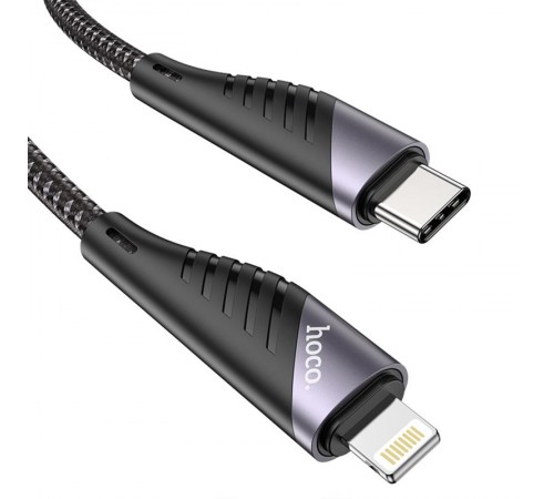 Дата кабель Hoco U95 Freeway 4in1 USB/Type-C to Type-C/Lightning 60W (1.2m) Black