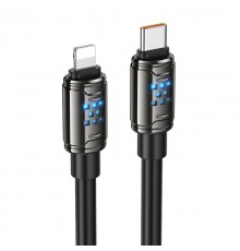 Дата кабель Hoco U143 Joy Type-C to Lightning 27W (1.2m) Black