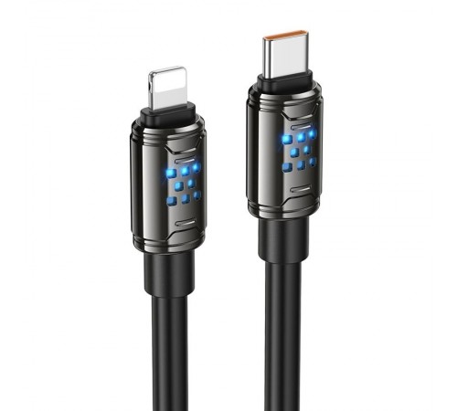 Дата кабель Hoco U143 Joy Type-C to Lightning 27W (1.2m) Black