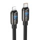 Дата кабель Hoco U143 Joy Type-C to Lightning 27W (1.2m) Black