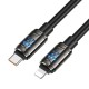 Дата кабель Hoco U143 Joy Type-C to Lightning 27W (1.2m) Black
