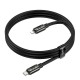 Дата кабель Hoco U143 Joy Type-C to Lightning 27W (1.2m) Black