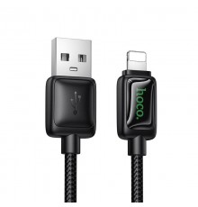 Дата кабель Hoco U146 Mundo USB to Lightning 12W (1.2m) Black