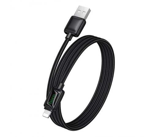 Дата кабель Hoco U146 Mundo USB to Lightning 12W (1.2m) Black