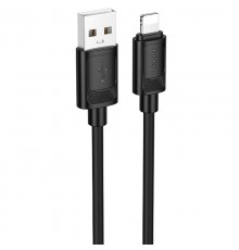 Дата кабель Hoco X122 Benefit USB to Lightning 2.4A (1m) Black