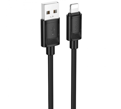 Дата кабель Hoco X122 Benefit USB to Lightning 2.4A (1m) Black