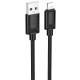 Дата кабель Hoco X122 Benefit USB to Lightning 2.4A (1m) Black