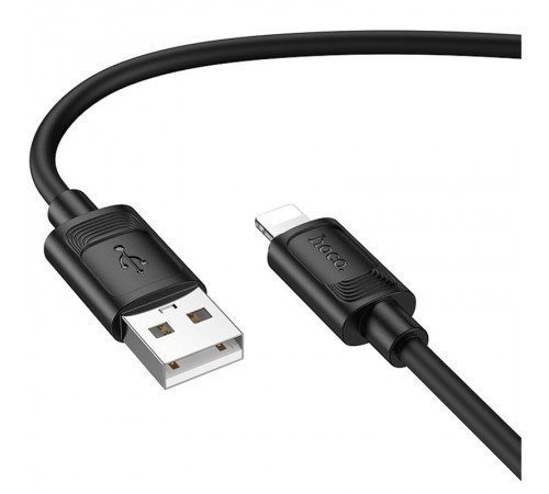 Дата кабель Hoco X122 Benefit USB to Lightning 2.4A (1m) Black