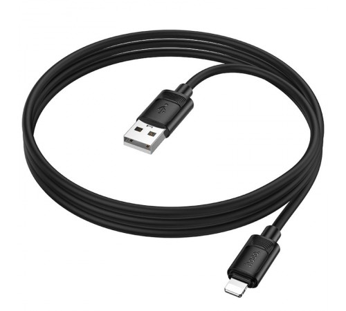 Дата кабель Hoco X122 Benefit USB to Lightning 2.4A (1m) Black