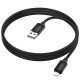Дата кабель Hoco X122 Benefit USB to Lightning 2.4A (1m) Black