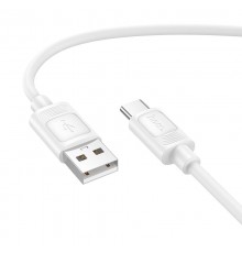 Дата кабель Hoco X122 Benefit USB to Type-C 3A (1m) White