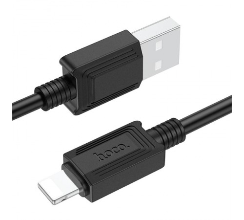 Дата кабель Hoco X73 Ferry USB to Lightning 2.4A (1m) Black