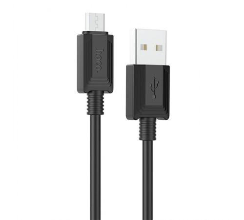 Дата кабель Hoco X73 Ferry USB to MicroUSB 2.4A (1m) Black