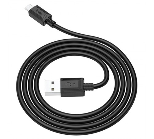 Дата кабель Hoco X73 Ferry USB to MicroUSB 2.4A (1m) Black