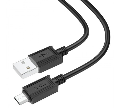 Дата кабель Hoco X73 Ferry USB to MicroUSB 2.4A (1m) Black