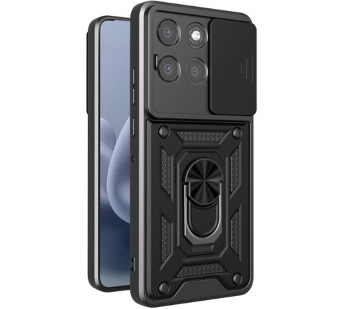 Чохол Ummi Camshield Serge Ring для Motorola Moto G86 5G Чорний / Black
