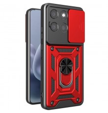 Чохол Ummi Camshield Serge Ring для Motorola Moto G86 Power Червоний / Red