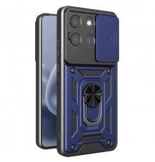Чохол Ummi Camshield Serge Ring для Motorola Moto G86 Power Синій / Navy