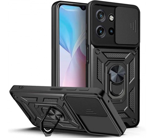 Чохол Ummi Camshield Serge Ring для Motorola Edge 50 Neo / 60 Neo Чорний / Black