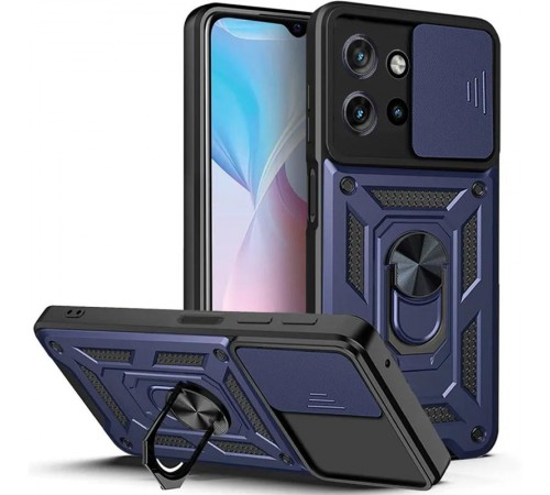 Чохол Ummi Camshield Serge Ring для Motorola Edge 50 Neo / 60 Neo Синій / Navy