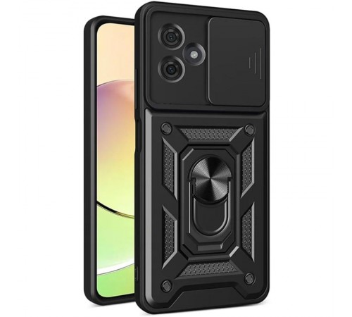 Чохол Ummi Camshield Serge Ring для Motorola Moto G55 5G Чорний / Black