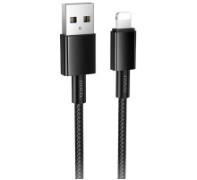 Дата кабель Hoco X119 Energy USB to Lightning 2.4A (1m) Black
