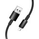 Дата кабель Hoco X119 Energy USB to Lightning 2.4A (1m) Black