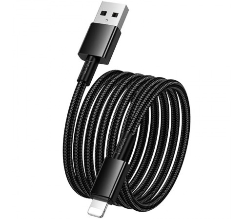 Дата кабель Hoco X119 Energy USB to Lightning 2.4A (1m) Black