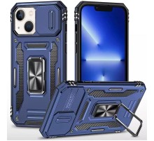 Ударостійкий чохол Camshield Army Ring для Apple iPhone 15 (6.1") Синій / Navy