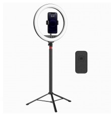 Кільцева світлодіодна LED лампа Neepho L15" + stand Black