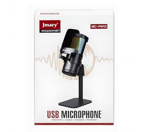 Мікрофон конденсаторний для гейминга Jmary MC-PW13 Black