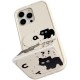 Чохол TPU Panel Stand для Apple iPhone 15 Pro (6.1") Black Cat