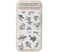 Чохол TPU Panel Stand для Apple iPhone 15 Pro Max (6.7") Floral Sketch