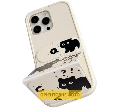 Чохол TPU Panel Stand для Apple iPhone 17 Pro Max (6.9") Black Cat