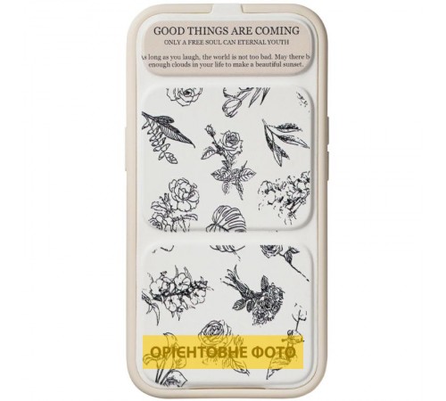 Чохол TPU Panel Stand для Apple iPhone 17 Pro Max (6.9") Floral Sketch