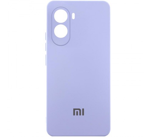 Чохол Silicone Cover Lakshmi Full Camera (AAA) with Logo для Xiaomi Poco M7 4G Бузковий / Dasheen
