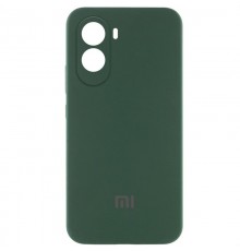 Чохол Silicone Cover Lakshmi Full Camera (AAA) with Logo для Xiaomi Poco M7 4G Зелений / Cyprus Green