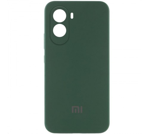 Чохол Silicone Cover Lakshmi Full Camera (AAA) with Logo для Xiaomi Poco M7 4G Зелений / Cyprus Green