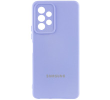 Чохол Silicone Cover Lakshmi Full Camera (AAA) with Logo для Samsung Galaxy A23 4G Бузковий / Dasheen