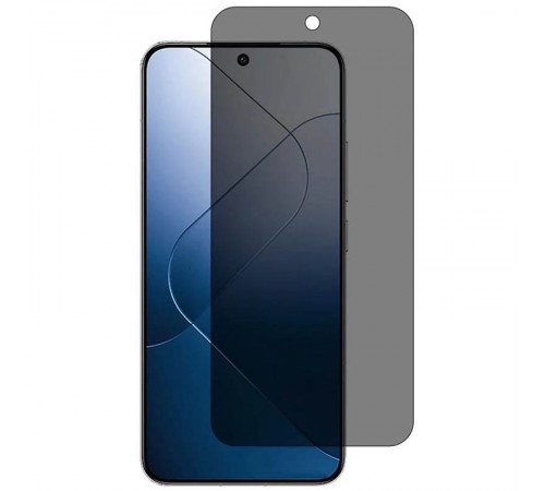 Захисне скло Privacy 5D (тех.пак) для Xiaomi Poco X8 Pro / F8 Pro Чорний