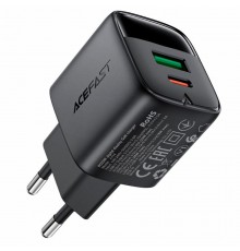 МЗП Acefast A114 PD25W GaN (1USB-A/1C) Black