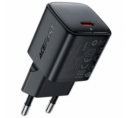 МЗП Acefast A117 mini PD20W GaN (1USB-C) Black