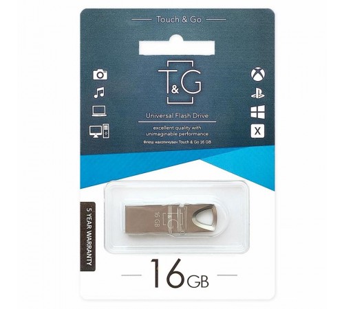 Флеш-накопичувач T&G 117 Metal Series USB 3.0 — 16GB Срібний