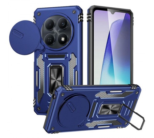 Ударостійкий чохол Camshield Army Ring для Xiaomi Redmi Note 15 (EU) / Poco M8 5G Синій / Navy