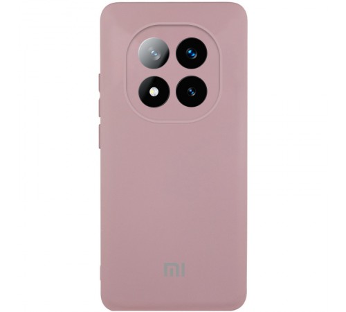 Чохол Silicone Cover Lakshmi Full Camera (AAA) with Logo для Xiaomi Redmi Note 15 Pro 4G Рожевий / Pink Sand