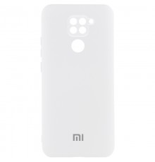 Чохол Silicone Cover Lakshmi Full Camera (AAA) with Logo для Xiaomi Redmi Note 9 / Redmi 10X Білий / White