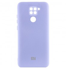 Чохол Silicone Cover Lakshmi Full Camera (AAA) with Logo для Xiaomi Redmi Note 9 / Redmi 10X Бузковий / Dasheen