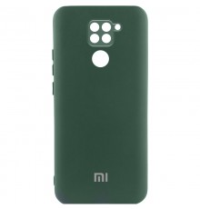 Чохол Silicone Cover Lakshmi Full Camera (AAA) with Logo для Xiaomi Redmi Note 9 / Redmi 10X Зелений / Cyprus Green