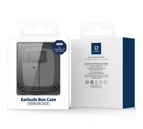 Ударостійкий футляр Dux Ducis Protective Case для Samsung Galaxy Buds 3 / 3 Pro Black