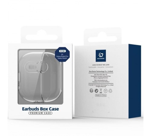 Ударостійкий футляр Dux Ducis Transparent Case для Samsung Galaxy Buds 3 / 3 Pro Clear